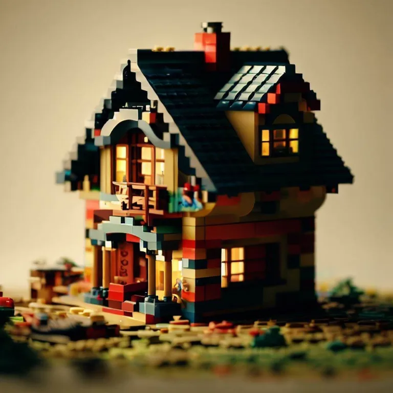 Dom z klocków Lego