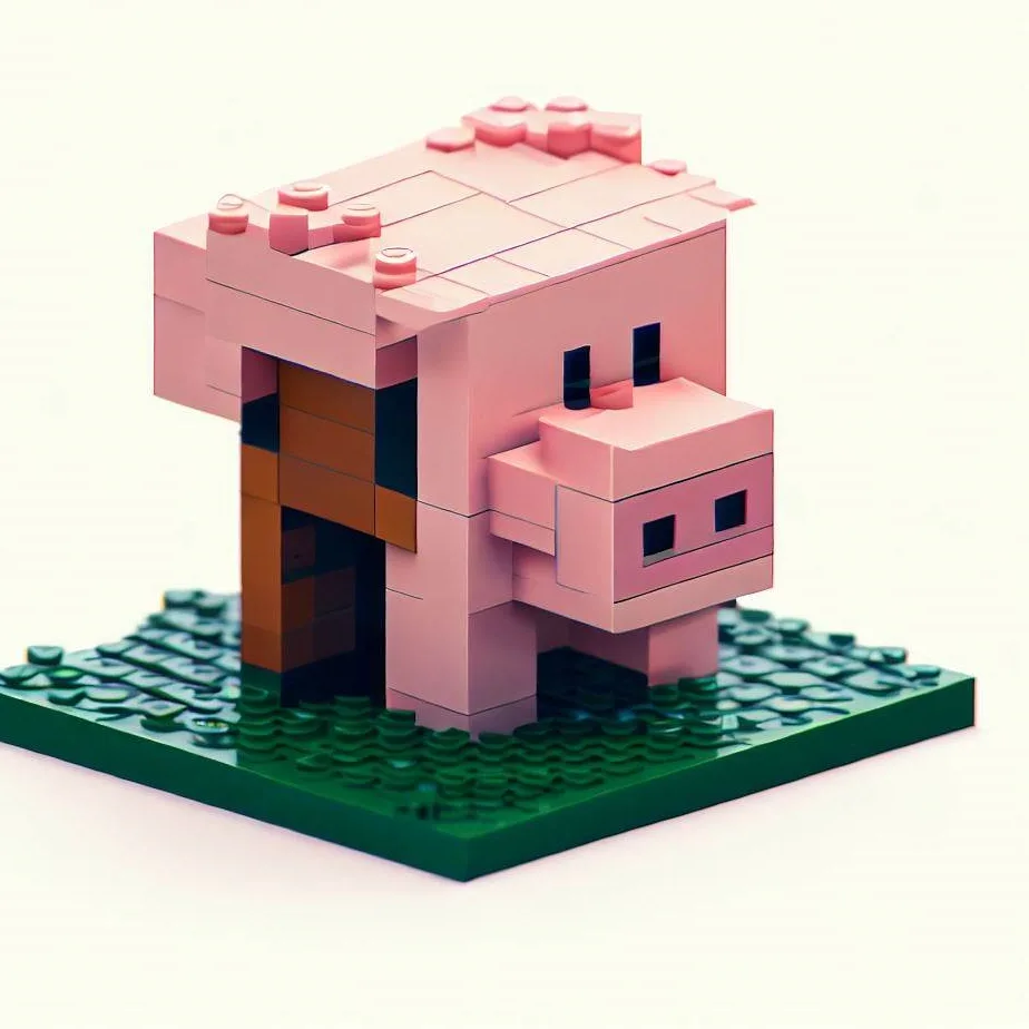 Lego Minecraft Dom w Kształcie Świni