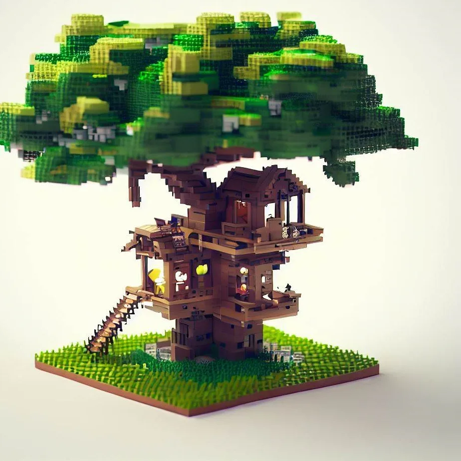 Lego Minecraft - Domek na Drzewie