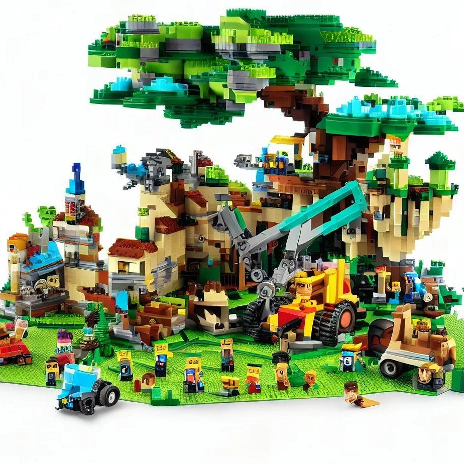 Lego Minecraft Duży Zestaw - Odkryj Nieskończone Możliwości Klockowego Świata