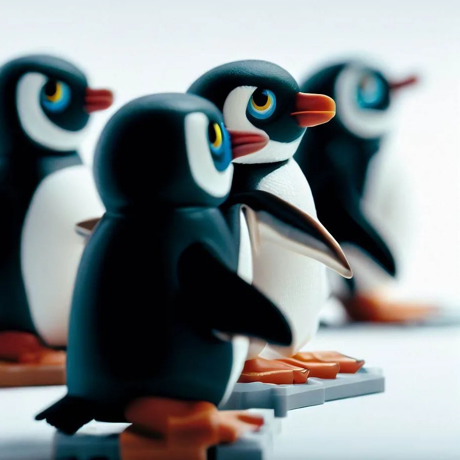 Lego Pingwiny z Madagaskaru